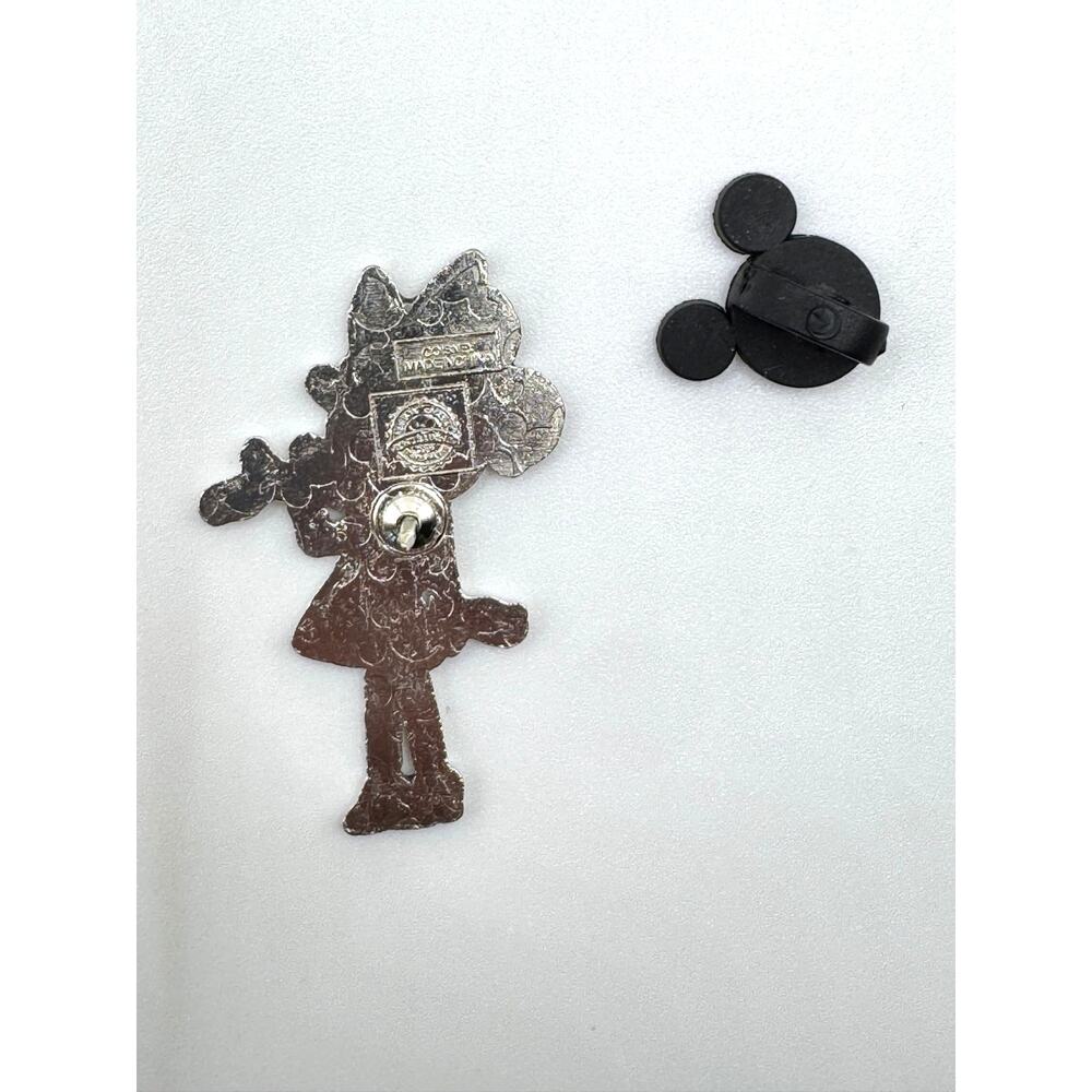 Minnie Mouse Paris Fashion Glamour Set Minnie Polka Dot Bow Disney Pin - Picture 3 of 4